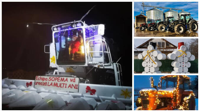 Ferme decorate de Craciun in Romania