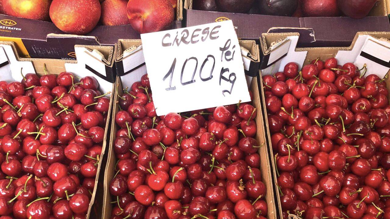 o taraba la care se vand cirese