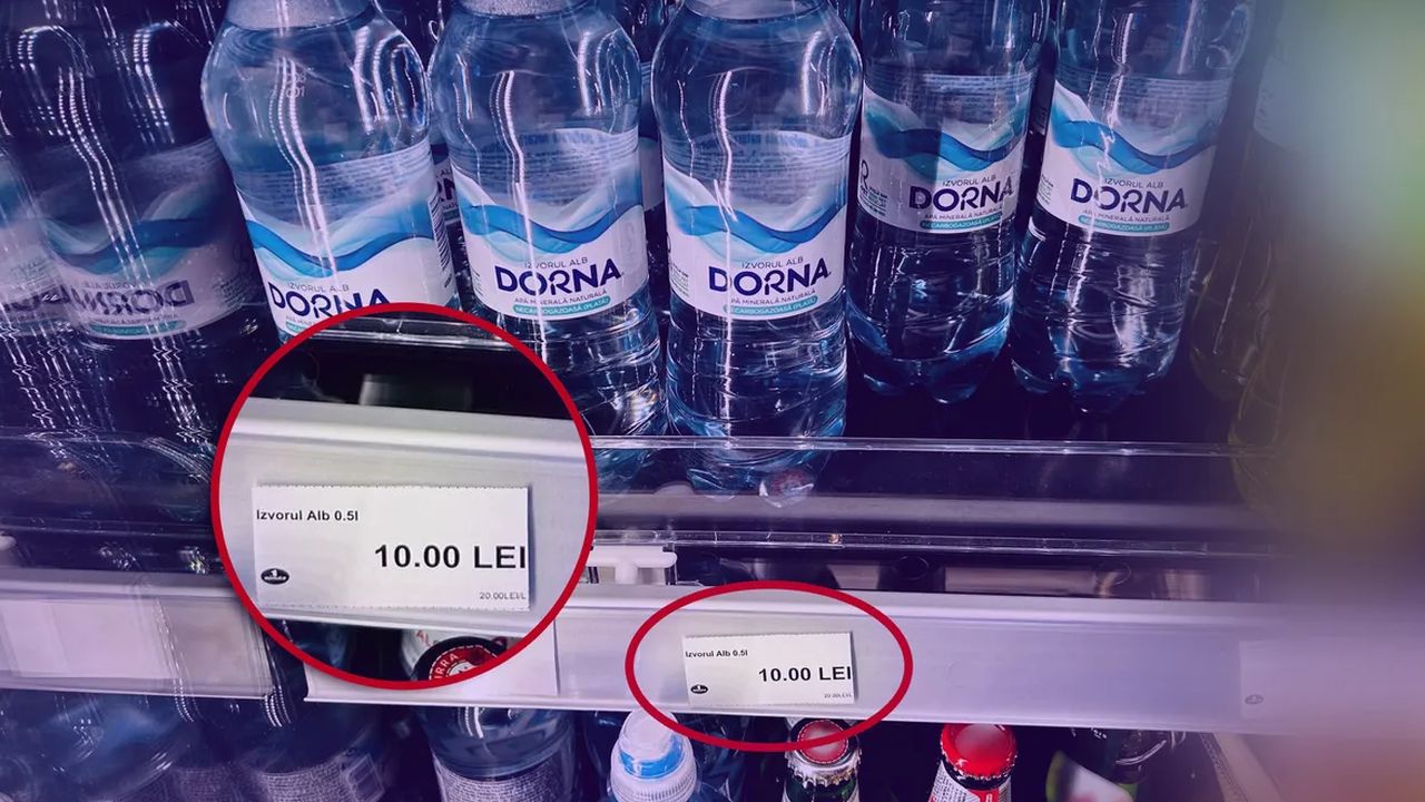 Preț maximal pentru apa la jumate